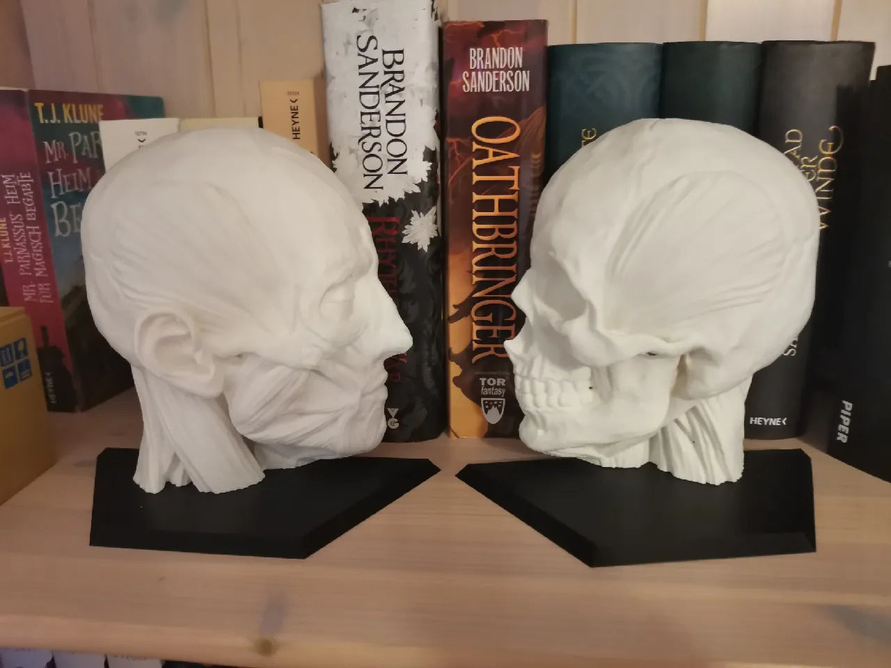 Étagères de livre anatomie - Écorché de l'anatomie humaine