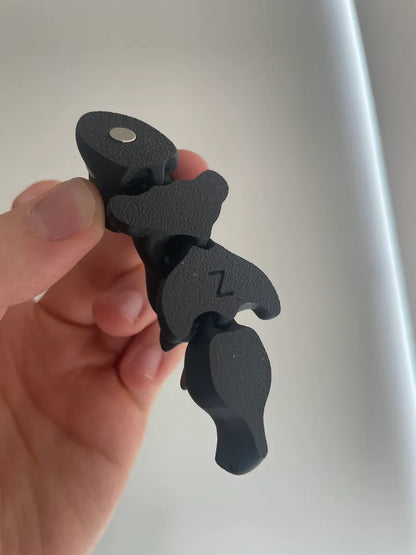 Mini dragon articulé (aimant/chaîne de clés)