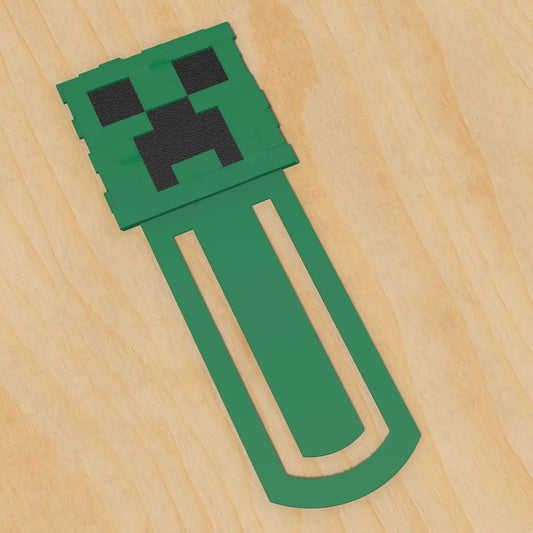 Marque-page Creeper Minecraft