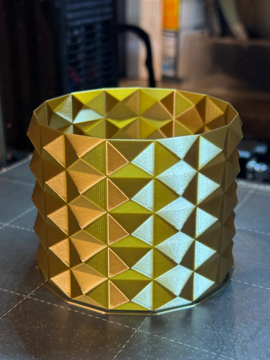Pot de Plante Vintage en Pyramide - Vase Mode pour Décorateur
