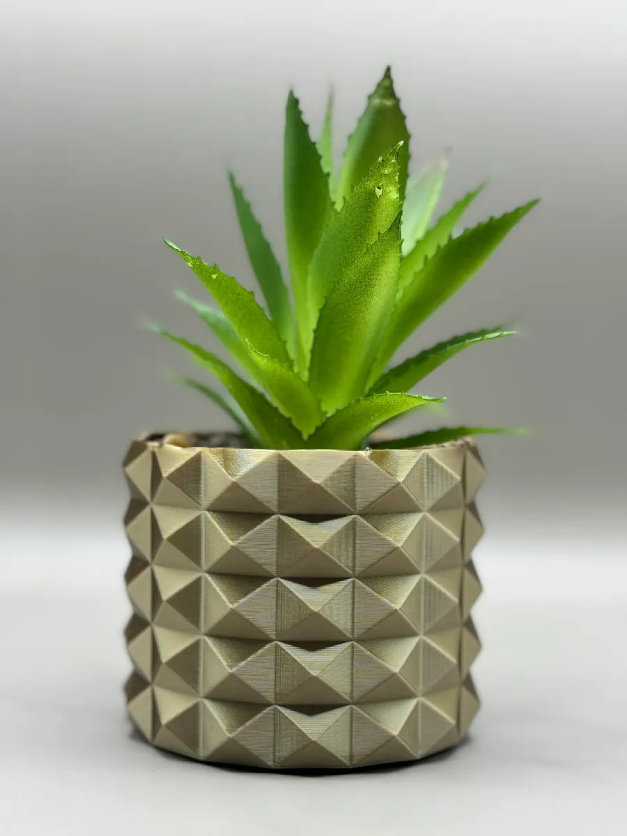 Pot de Plante Vintage en Pyramide - Vase Mode pour Décorateur