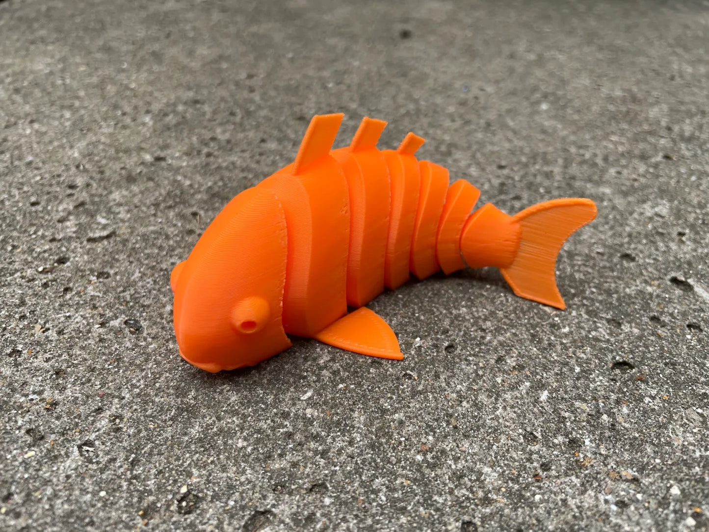 Poisson rouge articulé Carpe Fidget