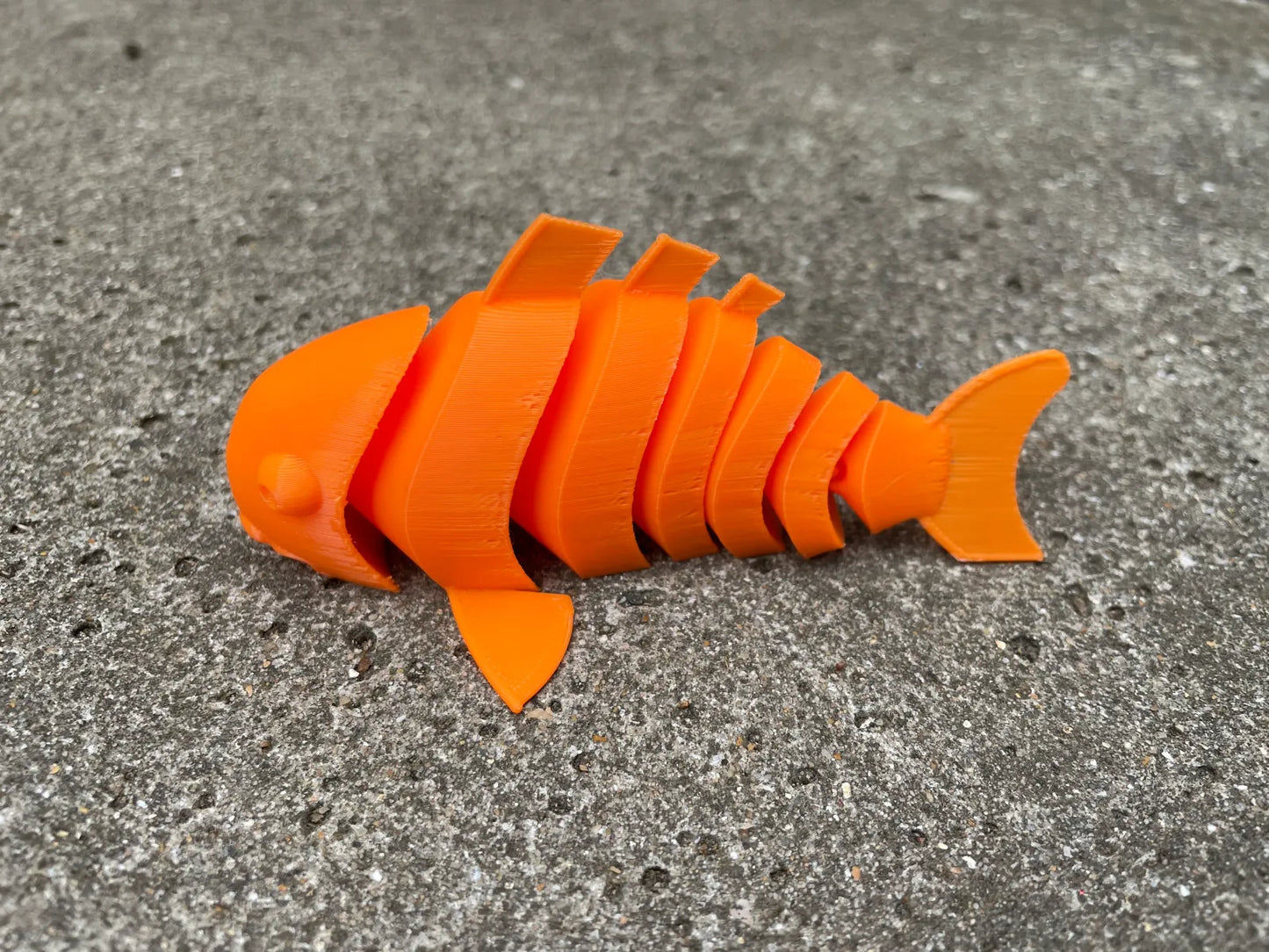 Poisson rouge articulé Carpe Fidget