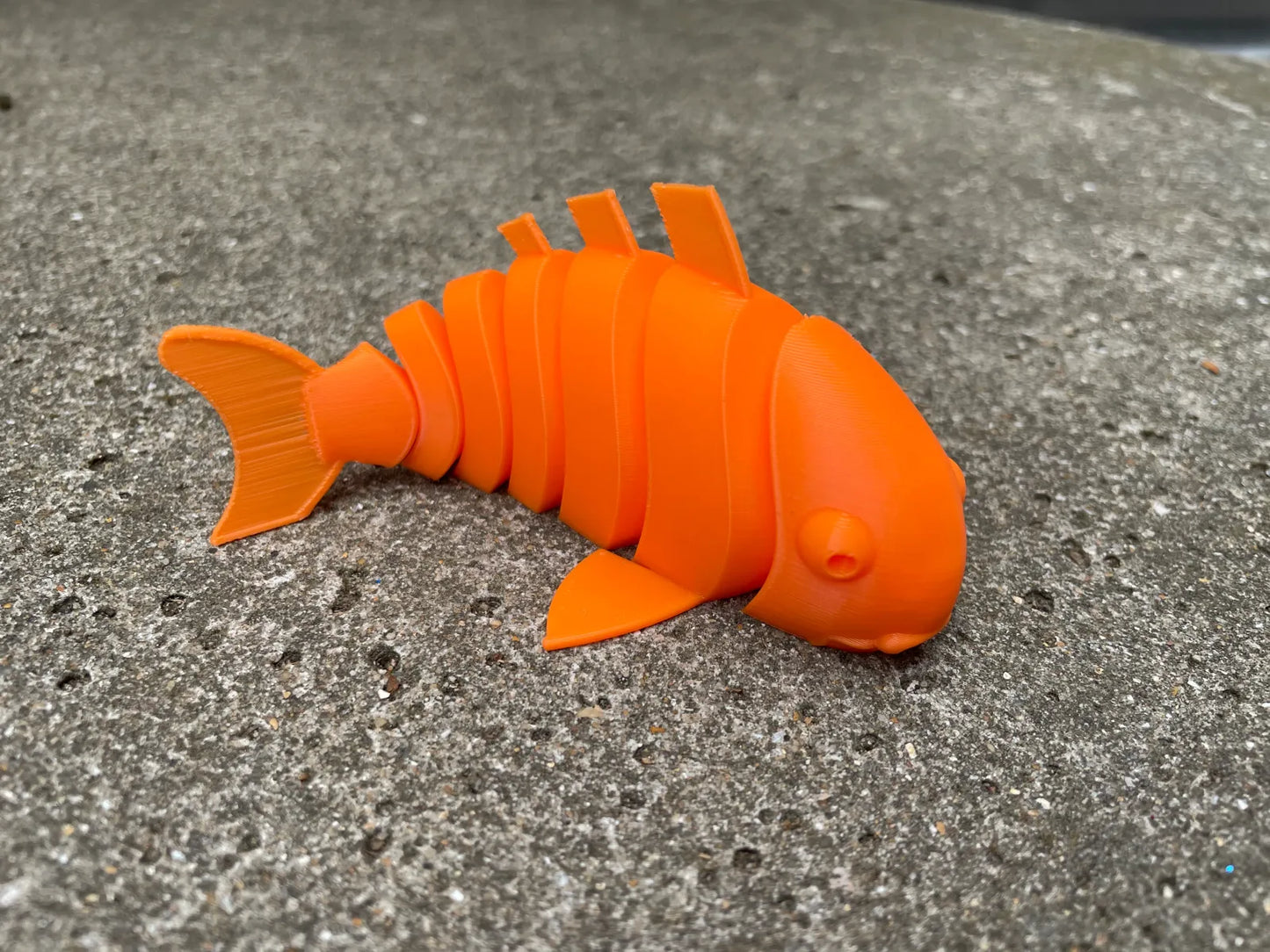 Poisson rouge articulé Carpe Fidget