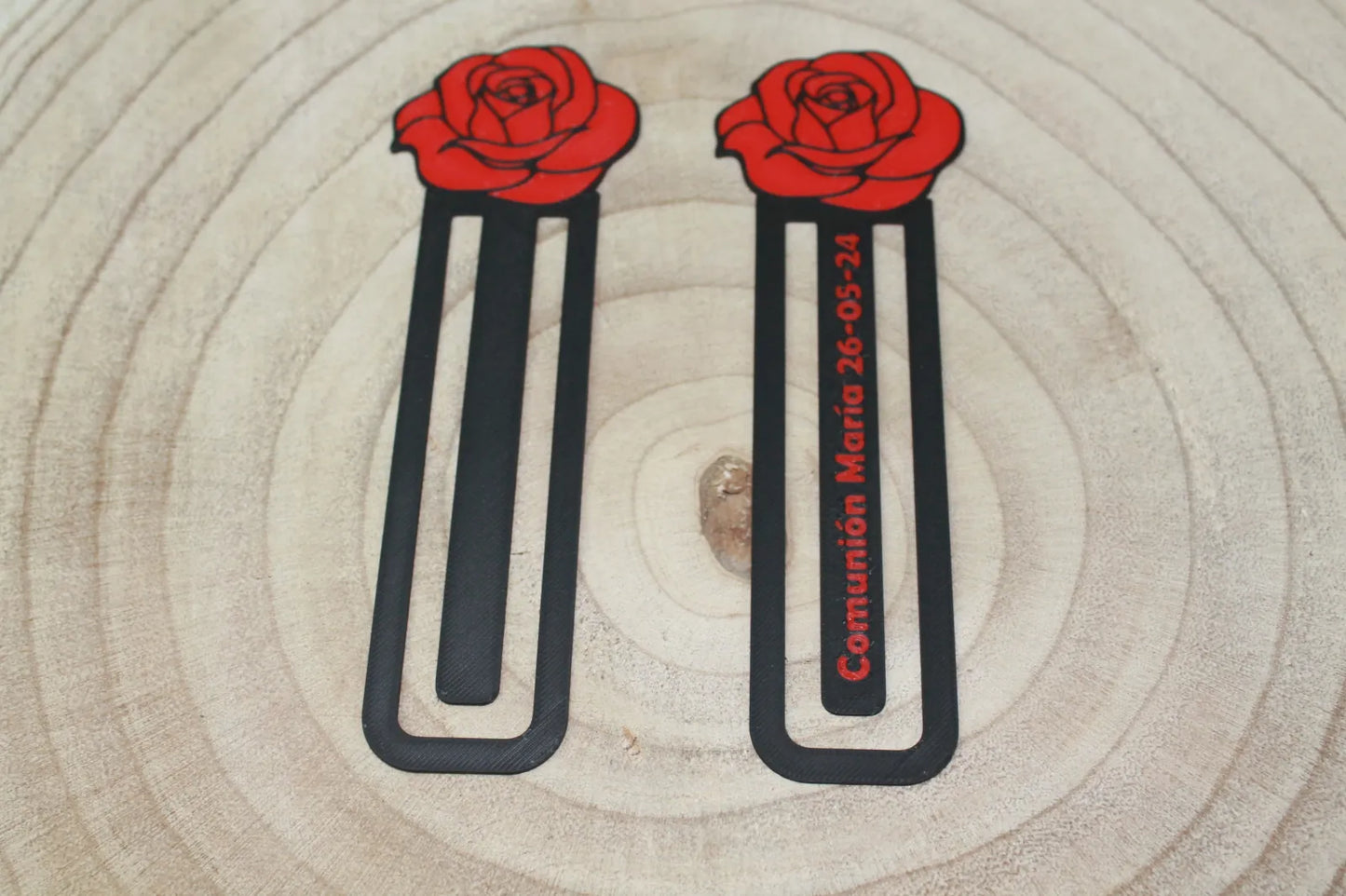 Marque-page Jack et Sally en fleur
