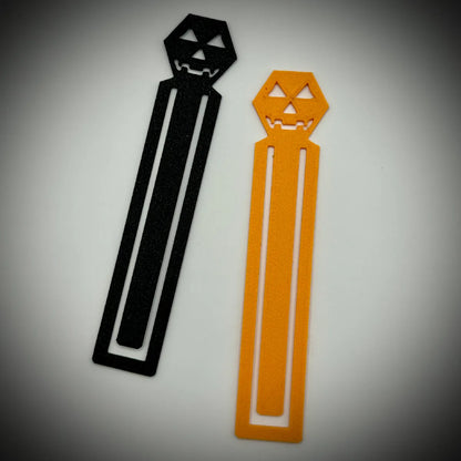 Marque-page citrouille Hexagon Halloween