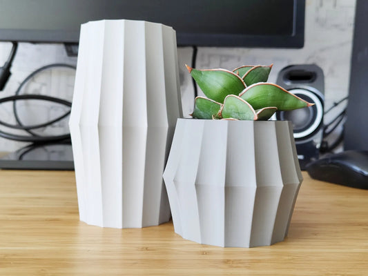 Pot en bambou décoratif - Jardinière design en bambou