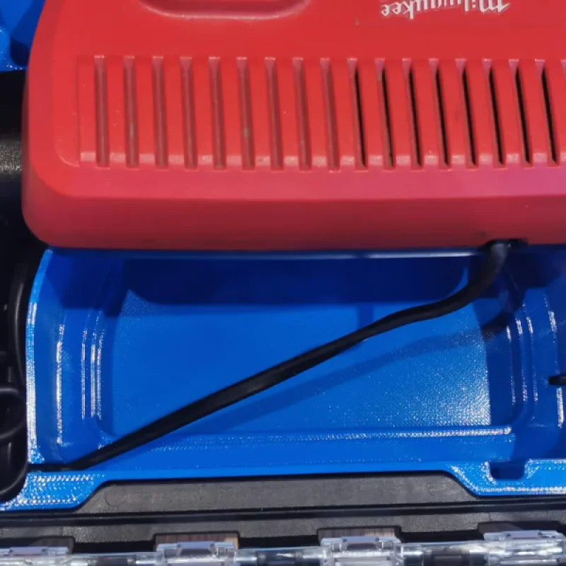 Insert d’organisateur compact Milwaukee Packout pour perceuse à percussion M12 et chargeur 2 batteries et boîte à