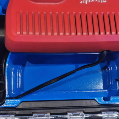 Insert d’organisateur compact Milwaukee Packout pour perceuse à percussion M12 et chargeur 2 batteries et boîte à