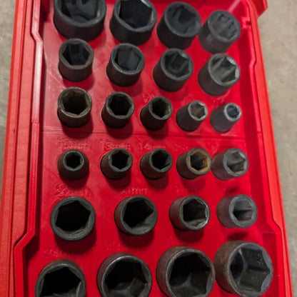 Insert Milwaukee Packout pour douilles à chocs Harbor Freight - SAE et métrique
