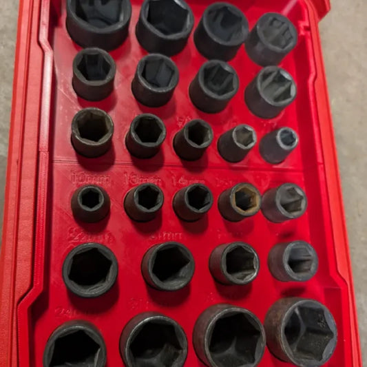 Insert Milwaukee Packout pour douilles à chocs Harbor Freight - SAE et métrique