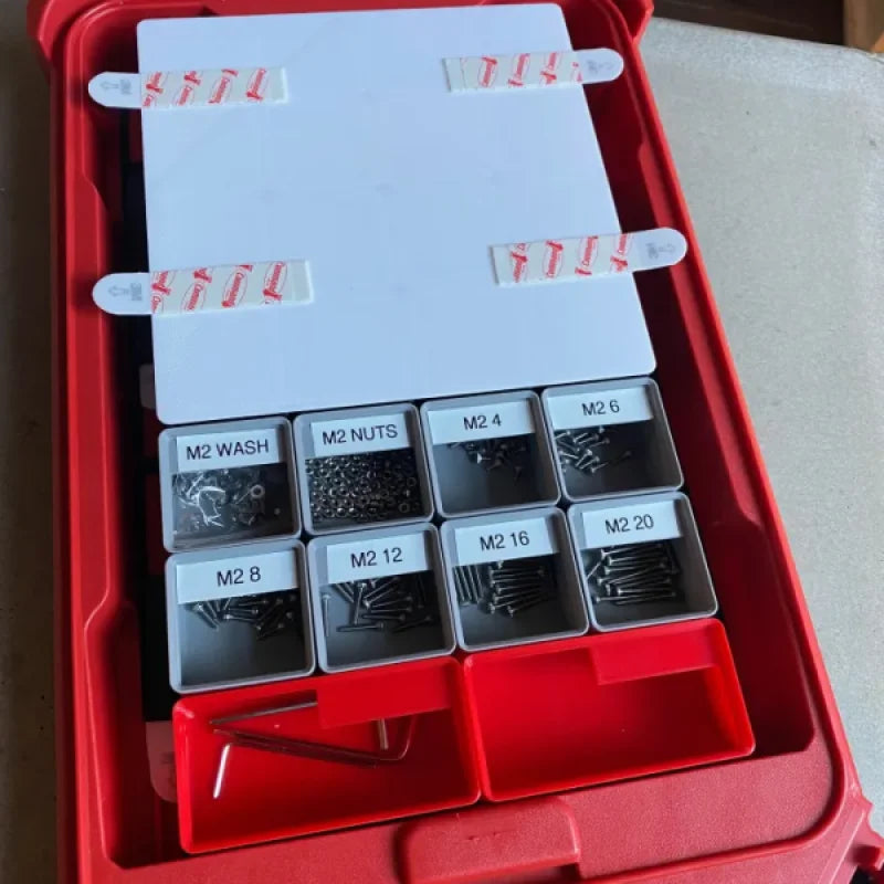 Intercalaires Gridfinity pour organiseur compact à profil bas Milwaukee Packout