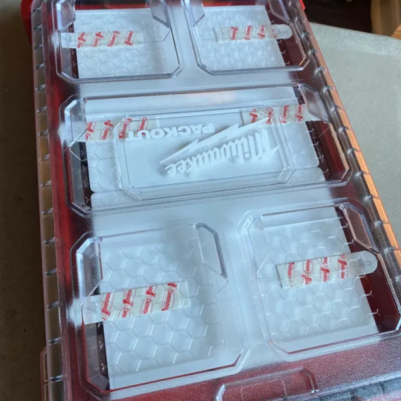Intercalaires Gridfinity pour organiseur compact à profil bas Milwaukee Packout