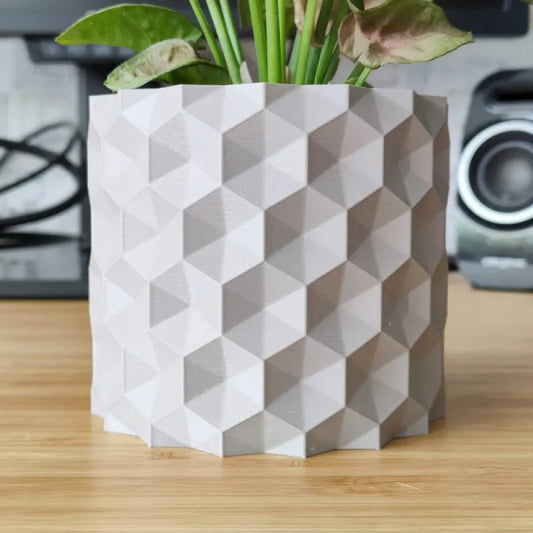 Inverted Hexagonal Plant pot and Planter - Vase mode