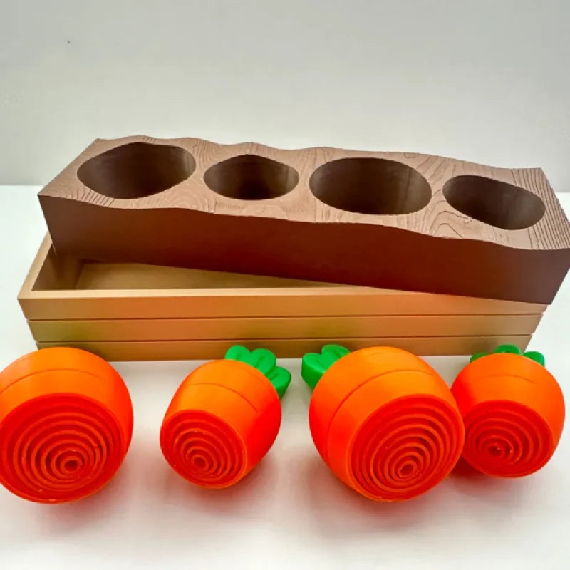 Jouet de Fidget en Couches de Jardin de Carottes