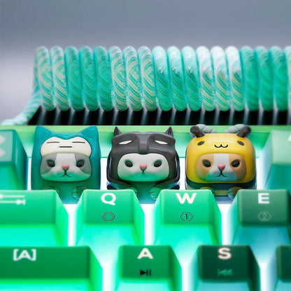 Keycaps Chatons pour Clavier Mécanique - PolyPrestige3D