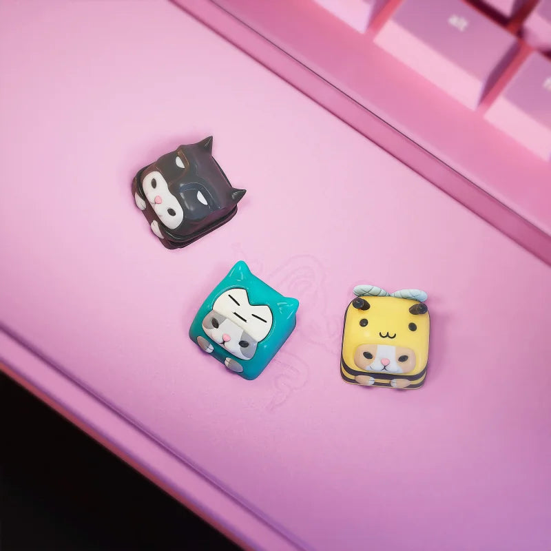 Keycaps Chatons pour Clavier Mécanique - PolyPrestige3D