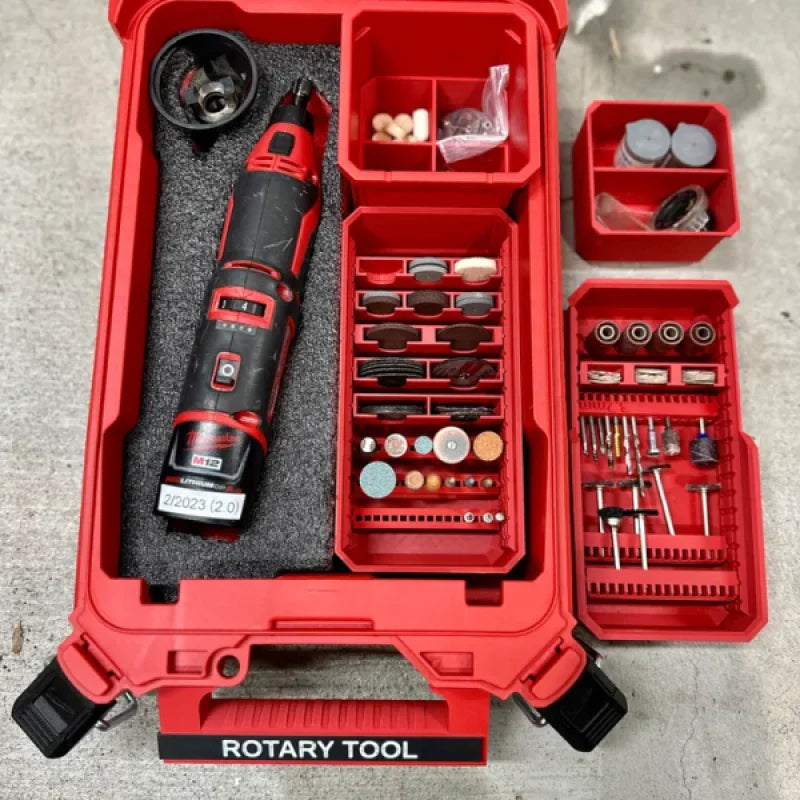 Kit d’organisation Packout pour outil rotatif Milwaukee