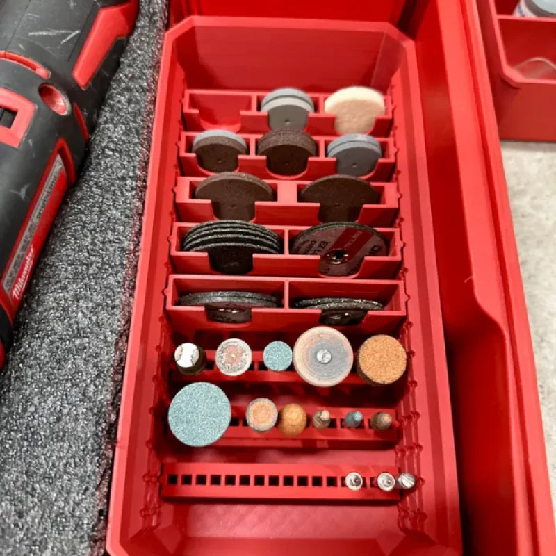 Kit d’organisation Packout pour outil rotatif Milwaukee