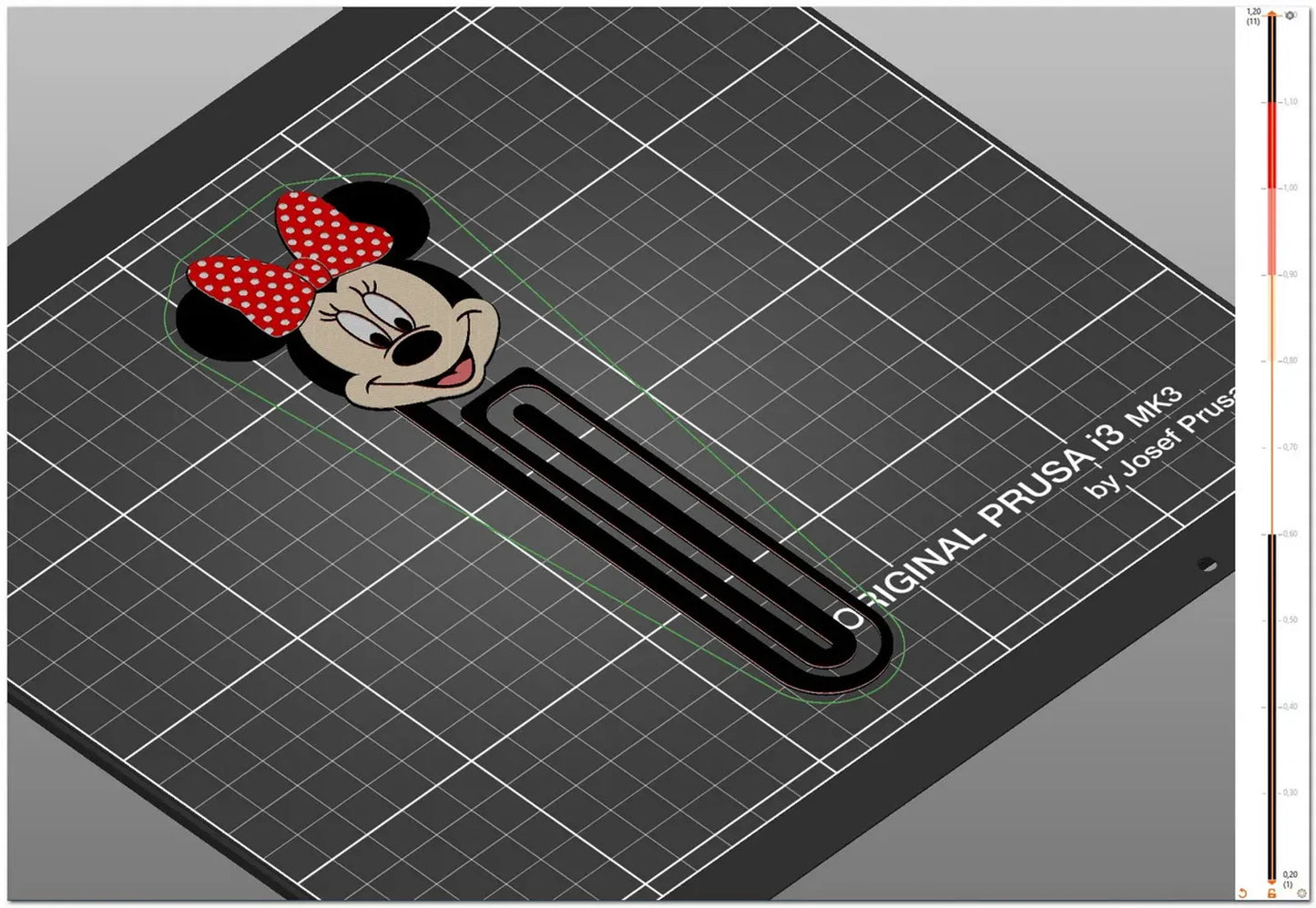 Marque-page Minnie Mouse