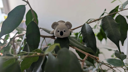 Porte-clés à figurine articulée Koala