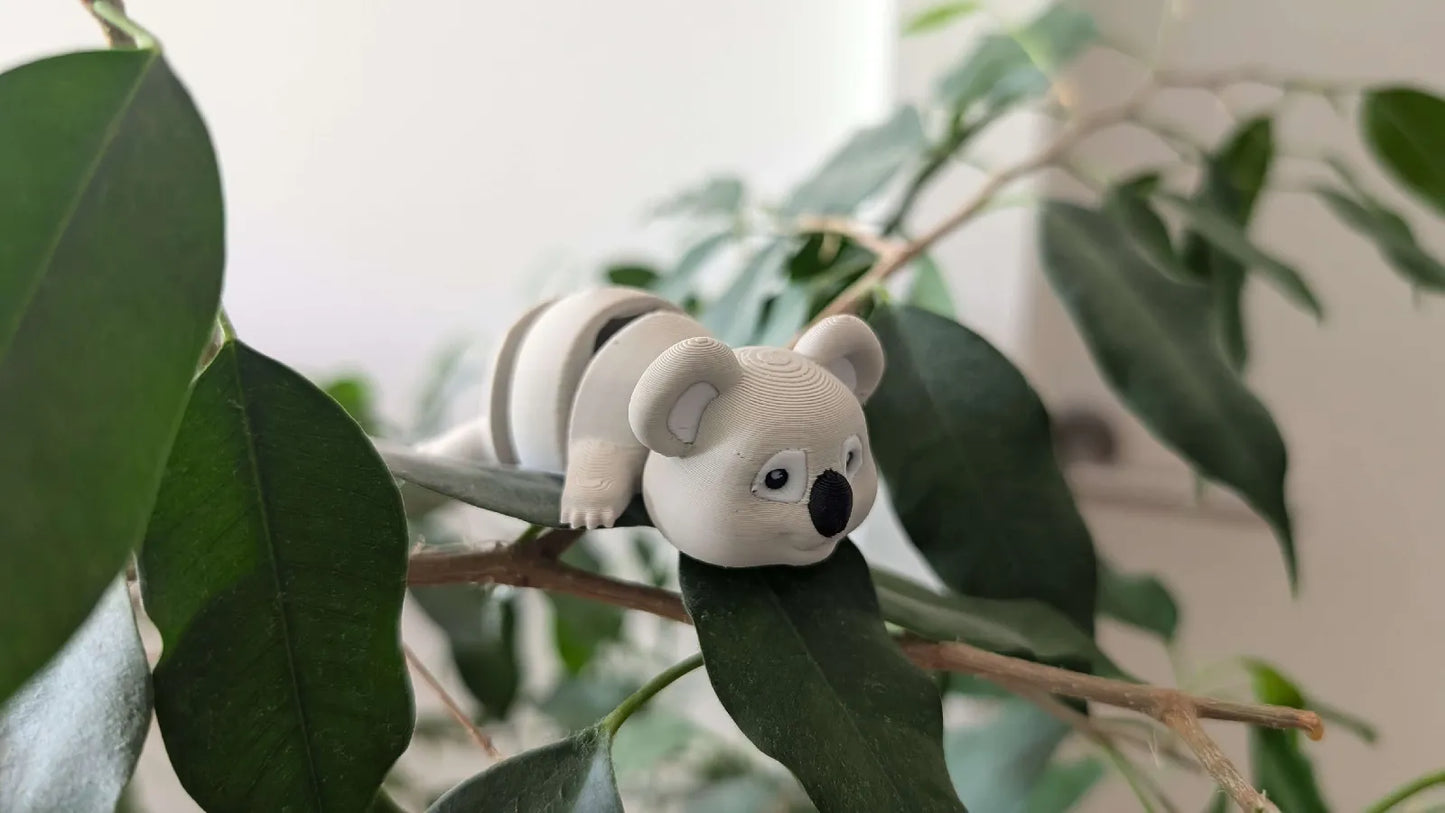 Porte-clés à figurine articulée Koala
