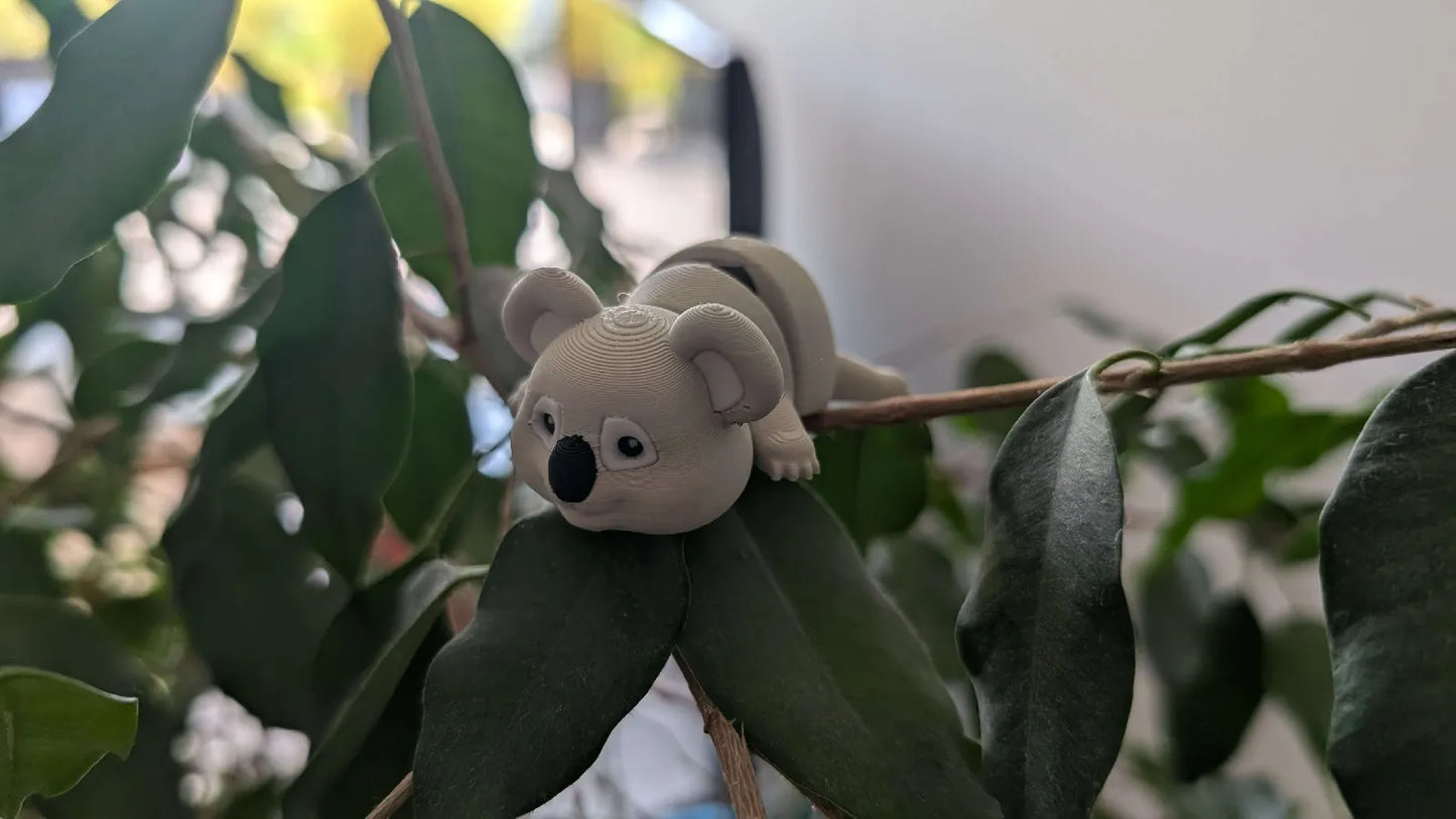 Porte-clés à figurine articulée Koala
