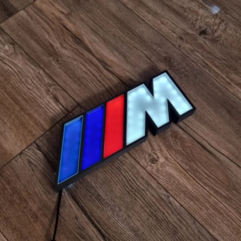 BMW M Logo - Éclairage Décoratif Auto