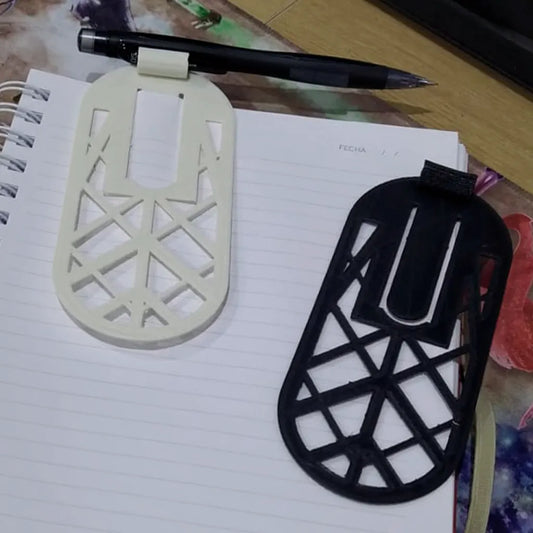 Marque-page avec porte-stylo