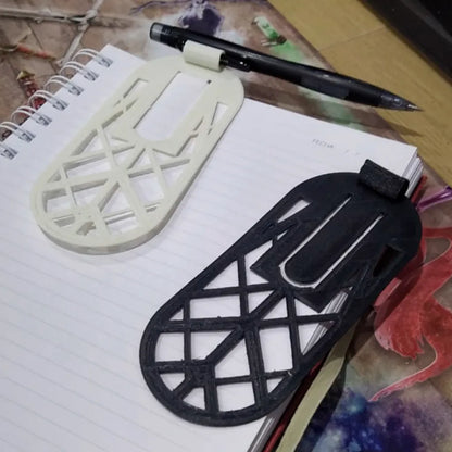Marque-page avec porte-stylo