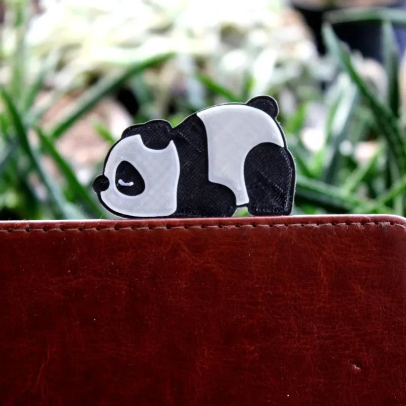 lazy panda bookmark