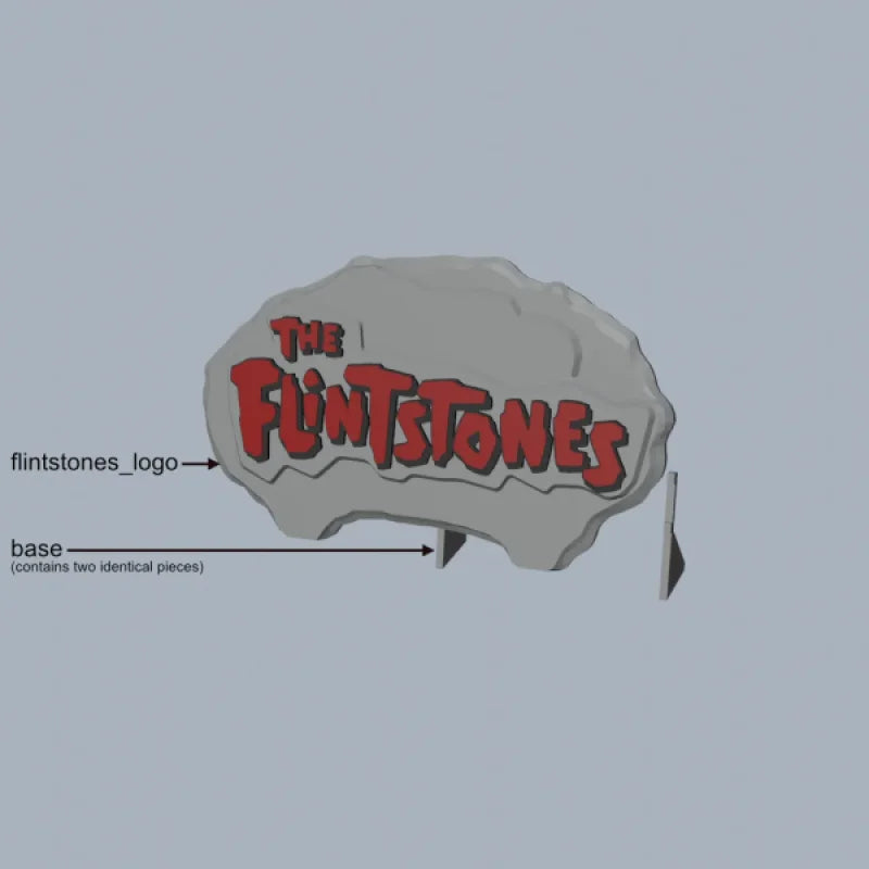 Le logo des Flintstones