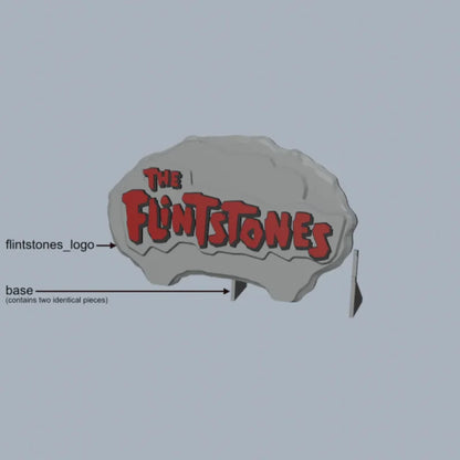 Le logo des Flintstones