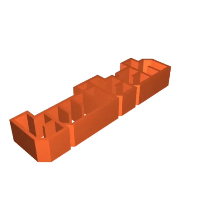 Logo 3D TWITCH multicolore (Pas besoin de MMU emboîtement)