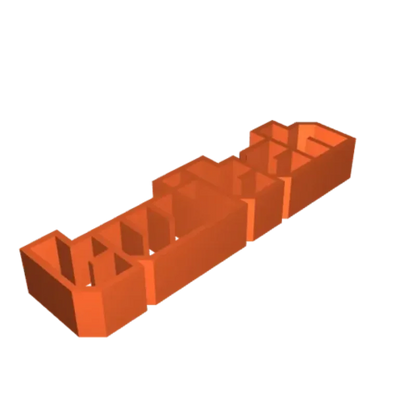 Logo 3D TWITCH multicolore (Pas besoin de MMU emboîtement)