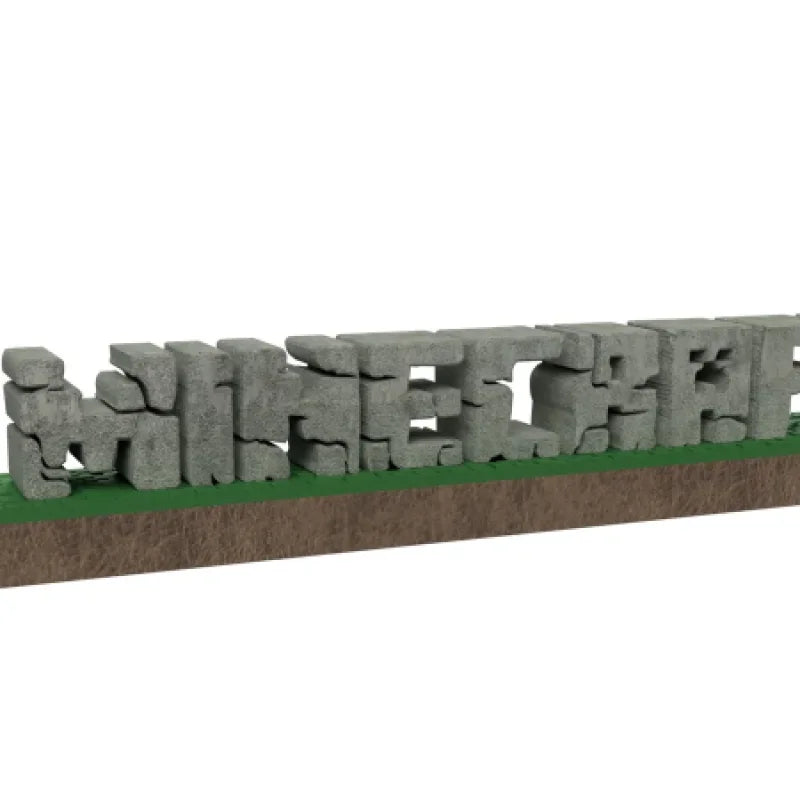 Logo Minecraft 3D ⛏ (pas de colle nécessaire)