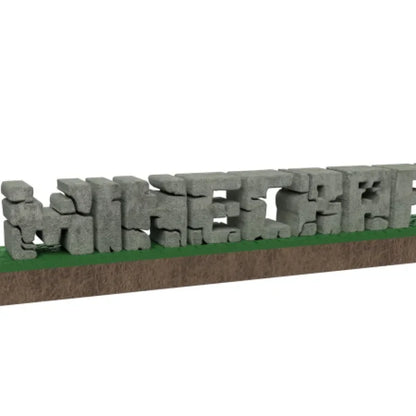 Logo Minecraft 3D ⛏ (pas de colle nécessaire)