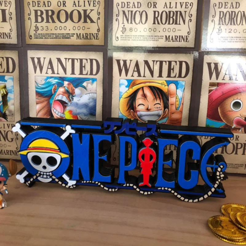 Logo One Piece unique et personnalisé chez PolyPrestige3D