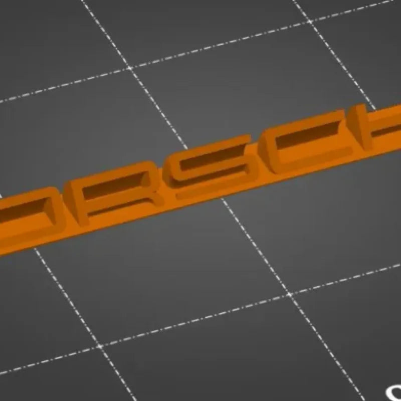 Logo Porsche 15° (1:32 Carrerabahn)