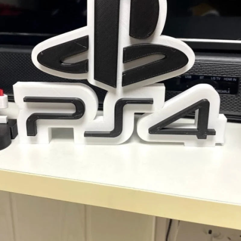 Logo PS4 Personnalisé- | PolyPrestige3D