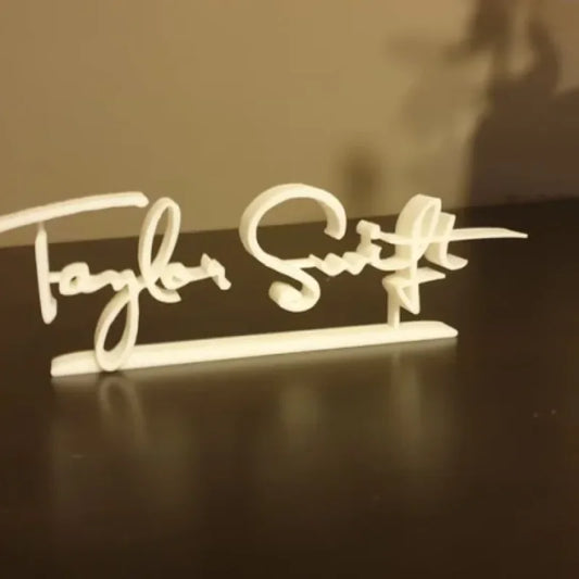 Logo signature de Taylor Swift - décoration