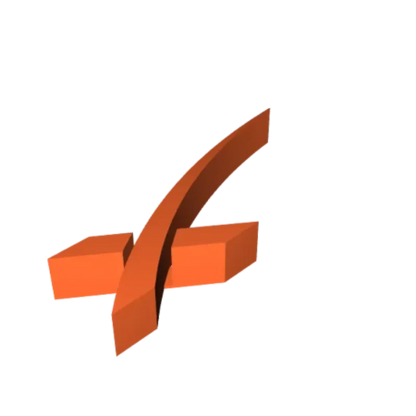 Logo SpaceX - Logo ’X’ en 3D autonome