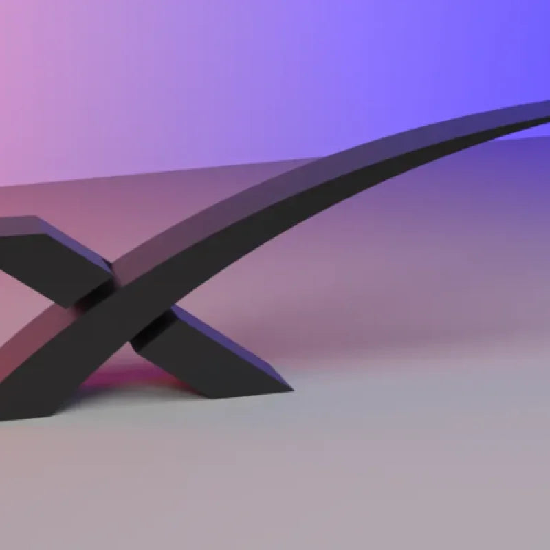 Logo SpaceX - Logo ’X’ en 3D autonome