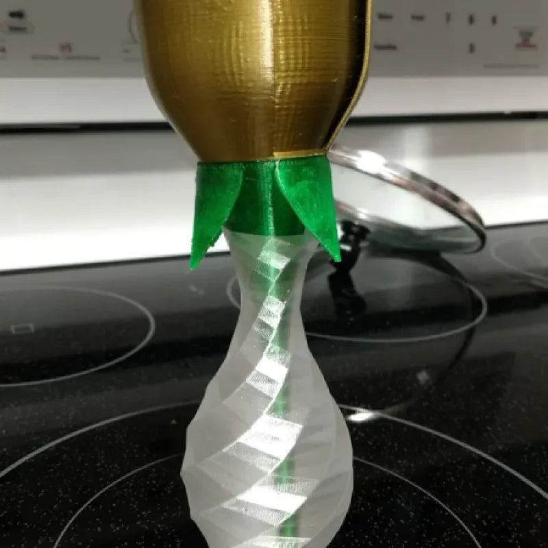 Low-Poly Rose Vase