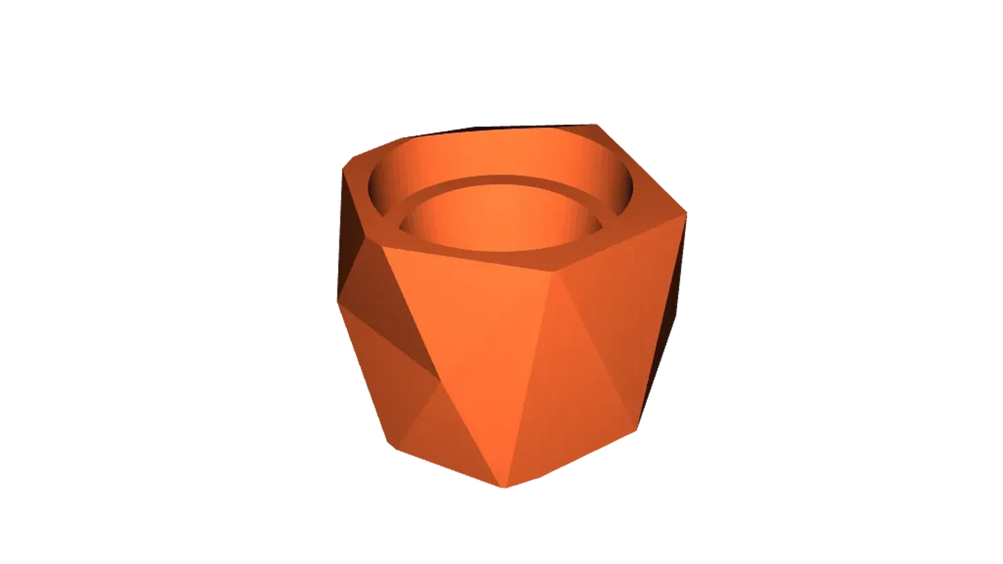 Pot de Plante Low Poly