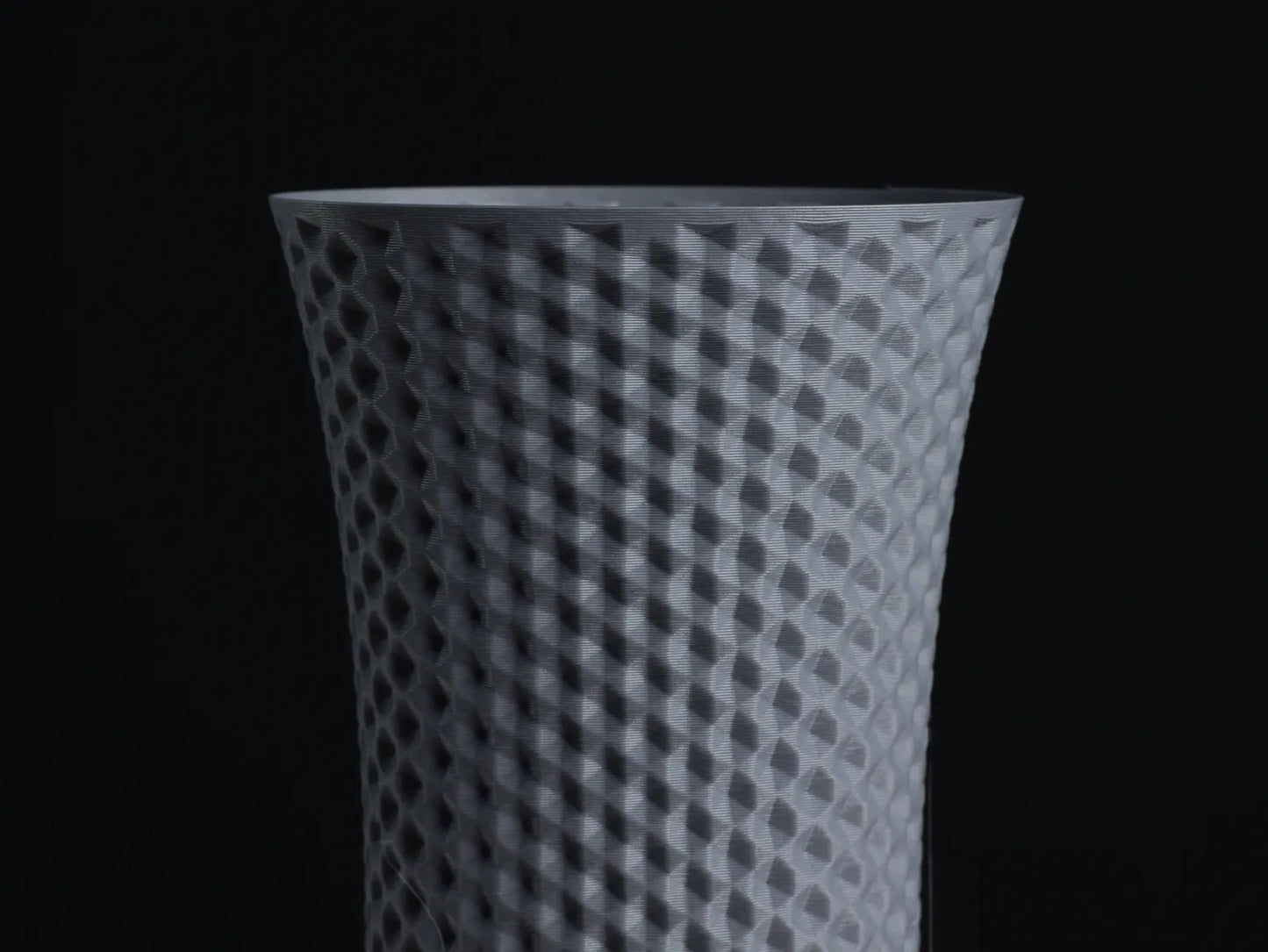 Vase Trophée | Texture Hexagonale (Mode Vase)