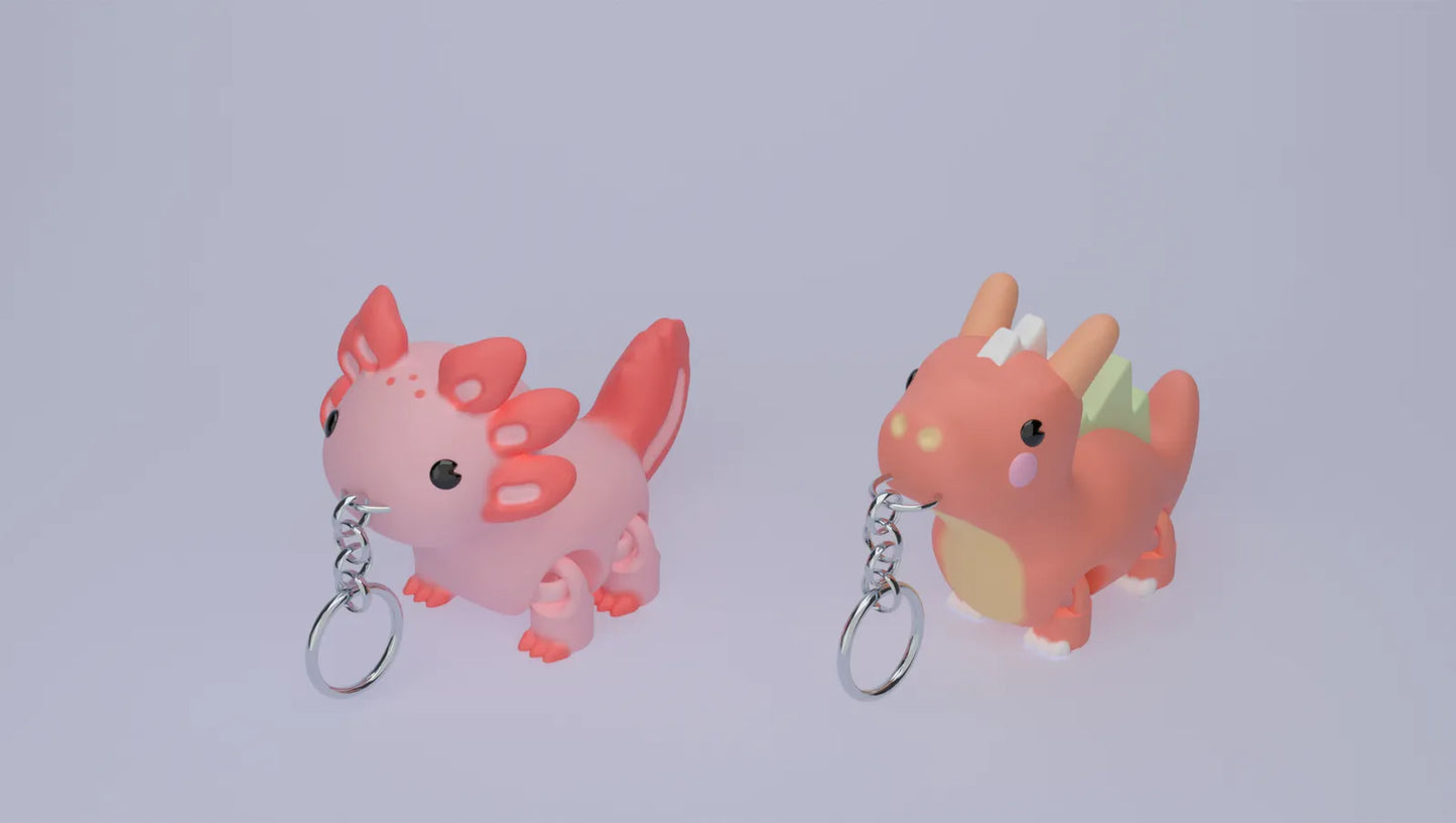 Porte-clés ornithorynque 3D Flexi