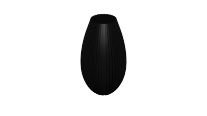 Vase moderne à rainures