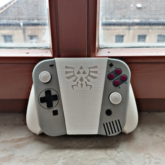 Nintendo Switch Ergonomic JoyCon Grip with Zelda Crest