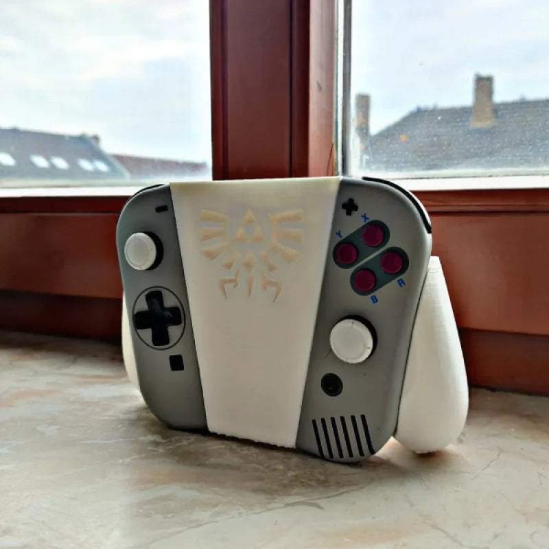 Nintendo Switch Ergonomic JoyCon Grip with Zelda Crest